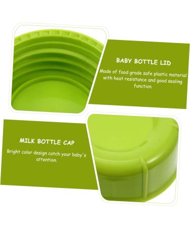 FAVOMOTO 30 Pcs Baby Bottle Seal Cap Narrow Neck Feeding Bottle Caps Anti Girl Breastfeeding Bottles Milk Glass Bottles Lids Water Bottle Cap Travel Cap Food Grade Pp Mother Screw-in Greenx3pcs 4.3x4.3x1.5cmx3pcs - Buy Online on GoSupps.com