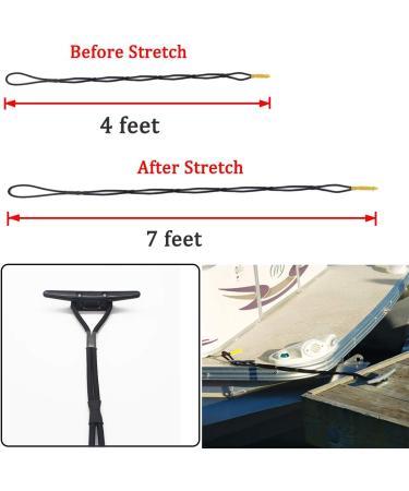 Boaton Boat Bungee Dock Lines - Ideal for Quick & Easy Boat Tying and Rafting | Adjustable Fender Lines - Perfect for Temporary Docking - Buy Online on GoSupps.com