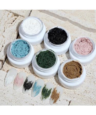 Newest Drawing Gel Nail Art Plaster Effect 3D Sand Texture No Need Top Coat Gel Polish UV Nail Polish Lacquer Varnish - (Color: Pink) - Buy Online on GoSupps.com