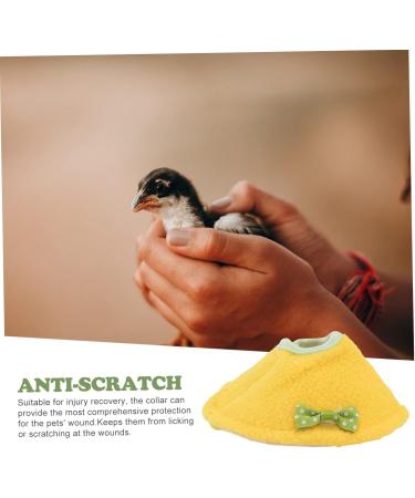 FOMIYES 6 pcs Neckband Yellow Cover Cone for Protective Bird Anti-Biting Anti-Pecking 11x6cmx3pcs Yellowx3pcs - Buy Online on GoSupps.com