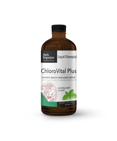 Herb Emporium ChloroVital Plus Liquid Chlorophyll Natural Mint Flavor 16 FL OZ
