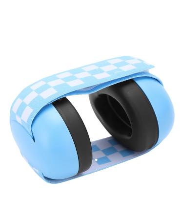 Baby Ear Protection, Comfortable Infant Ear Muffs Prevent Hearing Damage & Improve Sleep, Adjustable Elastic Headband Baby Ear Muffs - Blue