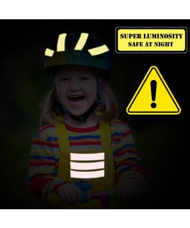 Buy Reflective Stickers Set - 3 Multi-Color Reflectors for Motorcycle Car Bicycle Stroller & School Bags | Enhance Safety & Visibility  - Buy Online on GoSupps.com