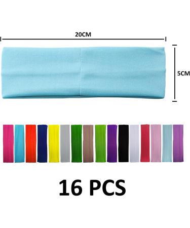 Shop 16-Piece Sporty Welding Tape Set | Non-Slip Colorful Headbands for Running Cycling Yoga & Tennis | Unisex Fitness Accessories - Buy Online on GoSupps.com