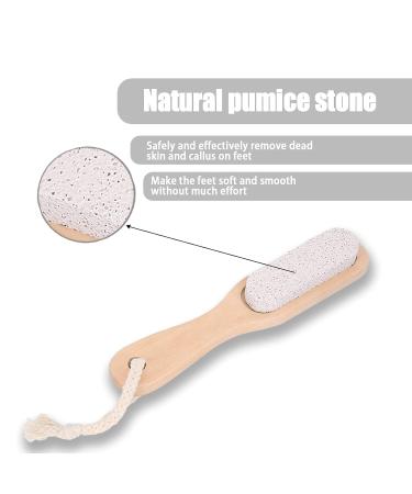 Footstone File - FootFish Corneal Removal Tool | Wood Pedicure & Foot Care | Effective Bimsstein for Smooth Feet & Hands - Buy Online on GoSupps.com