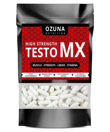 Test Booster for Men | Testosterone Support Supplement with Tribulus Terrestris Maca Root & Ashwagandha | 60 Capsules