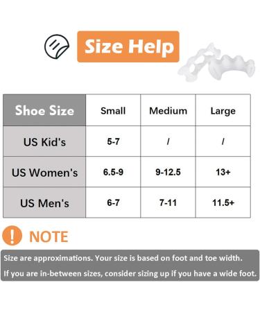 KIYOKI Toe Separators Bunion Corrector for Women/Men - Foot Alignment Spacers for Bunions, Hammertoes, Plantar Fasciitis - Hallux Valgus Relief - Medium - Buy Online on GoSupps.com