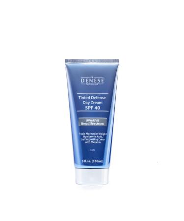 Dr. Denese SPF 40 Defense Day Cream Anti-Aging BB (Beauty Balm) cream CC (Color Correcting) cream (Rich 6 oz)