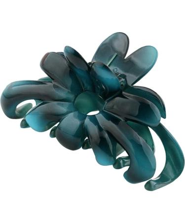 Large Acrylic Hair Clip for Women | Big Face Hair Accessory with Ink & Flower Design | Easy to Wash - Shop Internationally - Buy Online on GoSupps.com