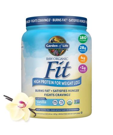 Garden of Life RAW Organic Fit High Protein for Weight Loss Vanilla 16.1 oz (457 g)