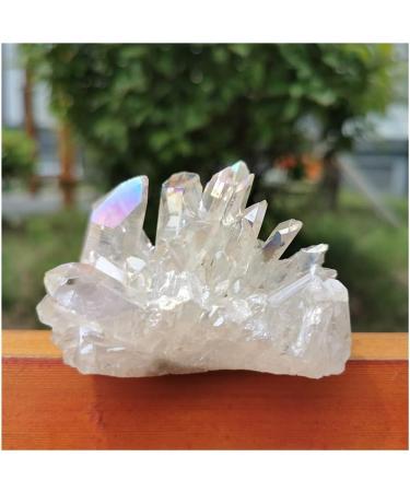 Stone Crafts Natural Crystal Cluster Electroplating Angel Aura Crystals Stones Natural Luster - Buy Online on GoSupps.com