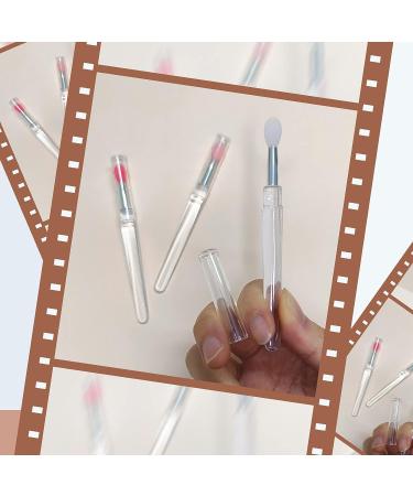 Silicone Lip Brush Set - 4 Pink Lip Gloss Wands with Cap for Lip Mask & Cream - Buy Online on GoSupps.com