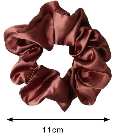 nuoshen 12 Pieces Scrunchies Elastic Satin Scrunchy Silk Scrunchies for Women Girls Hair Accessories 12 count (Pack of 1) - Buy Online on GoSupps.com