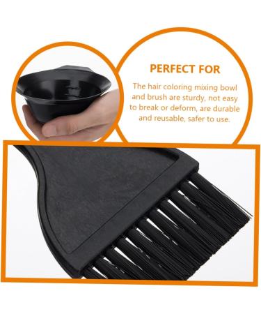 Beatifufu 1 Set Hair Dye Brush Comb Hair Dye Coloring Dying Coloring Applicator Hair Tinting Bowl Color Bowl Tool Hair Tinting Hairdressing Tool Baking Oil Plastic - Buy Online on GoSupps.com