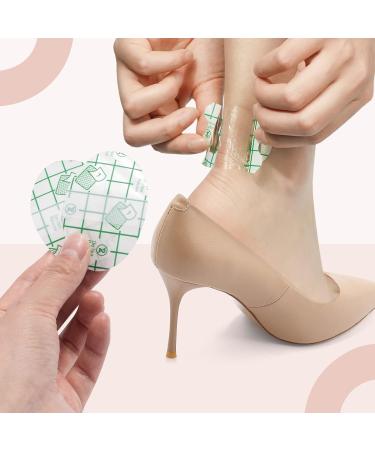 Invisible Heel Protector Sticker: 100pcs Oval Shaped Sole Patch for Anti-Friction & Disposable Shoe Heel Insoles - Transparent Heel Guard Skin for Foot Care - Buy Online on GoSupps.com