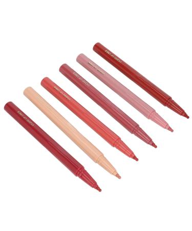 Liquid Lip Liner Set Gourd Head Lipstick Pen Matte Tray Liner Sponge Lipstick Brush Lip Pencil Set Lip Liners
