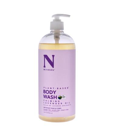 Dr. Natural Calming Lavender Oil Body Wash - Dry Skin Moisturizing Natural Body Wash with Shea Butter and Coconut Oil - For Family and Pets - 32 oz Lavender 32 Fl Oz (Pack of 1)