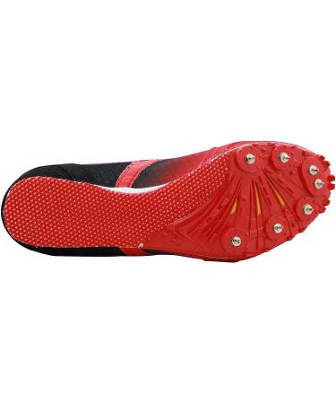 Track Spike Running Shoes 5599 Blue & Red | Lightweight Professional Athletic Shoes for Kids, Men, Women | Breathable Mesh | Sprint Shoes for Track and Field - Buy Online on GoSupps.com