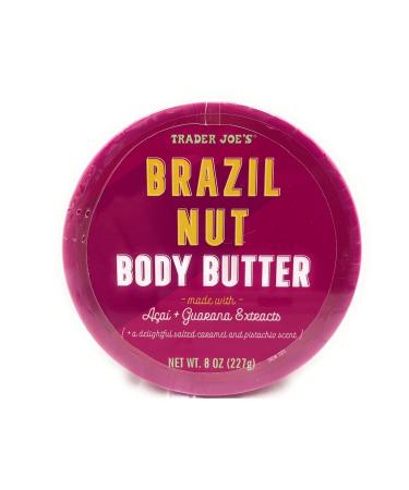 Trader Joe's Luxuriant Brazil Nut Body Butter 8 oz with Acai & Guarana | Moisturizing Skin Care | Free Shipping Worldwide - Buy Online on GoSupps.com