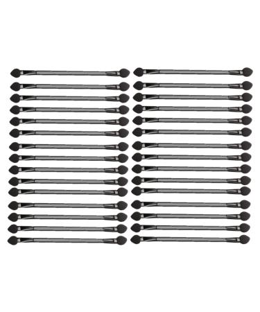 Didiseaon 30pcs Double Ended Eyeshadow Brush Sponge Eye Makeup Cosmetic Smudge Stick Disposable