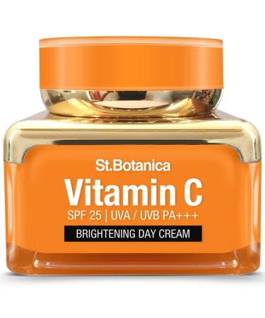 StBotanica Vitamin C Brightening Day Cream with SPF 30 - Radiant Skin 50g - Anti-Aging UVA/UVB Protection - Buy Online on GoSupps.com