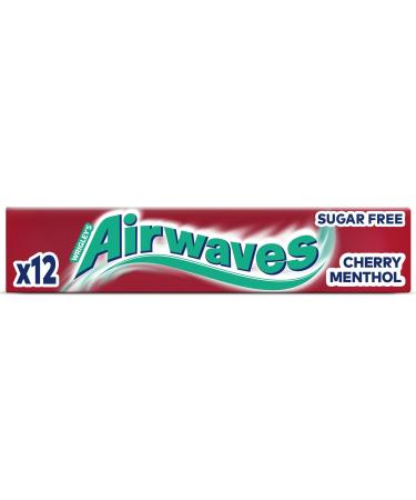 Airwaves Chewing Gum Cherry Menthol - Sugar-Free Fresh Breath | 30 Packs (30 x 12 Dragees) - International Shipping Available - Buy Online on GoSupps.com