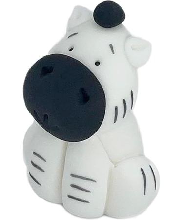 Personalised Zebra Cake Topper - Edible Jungle Animal Birthday Decoration with an Edible Glue - Baby Shower Party Supplies - Buy Online on GoSupps.com