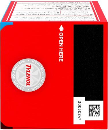 Tylenol PM Extra Strength Caplets - 500mg Acetaminophen & 25mg Diphenhydramine for Nighttime Pain Relief - Non-Habit Forming - 50 ct - Buy Online on GoSupps.com