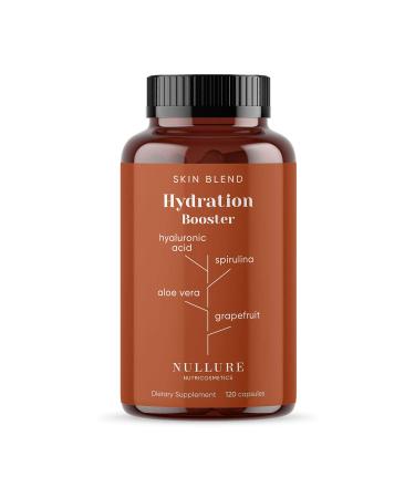 Hialuronic Acid Capsules | Hydrating Formula Anti-Wrinkle Prevention | Vegan | Pure Hyaluronic Acid + Spirulina + Chlorella + Vitamin B3 + Black Radish + Grapefruit | 120 Capsules (2 Months)