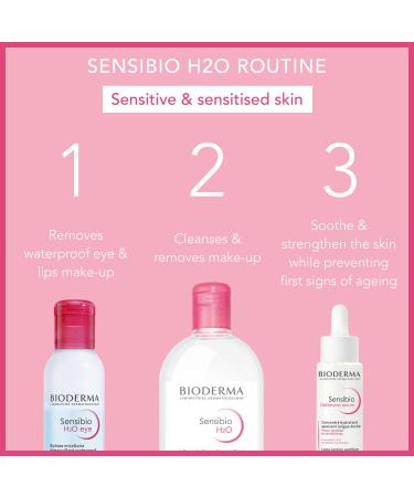 Bioderma Sensibio H2O Cleansing Solution 500ml - Gentle Makeup Remover & Skin Cleanser | International Shipping Available - Buy Online on GoSupps.com
