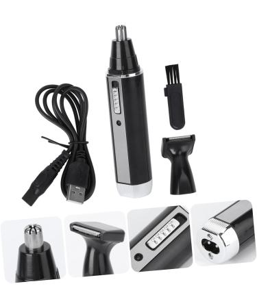 FOMIYES 2 1 Ear Hair Trimmer Nose Trimmer Best Nose Hair Trimmer And Ear Trimmer Hair Clipper Set Electric Medium Black - Buy Online on GoSupps.com