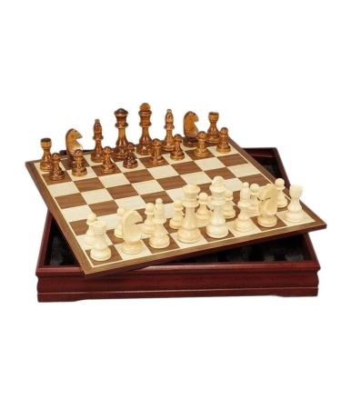 Chess Set Pieces Set Board Game Chessmen Collection Portable Board Travel Games Toys Gift Chess Set (Size : 30x30x4cm) (30x30x4cm)