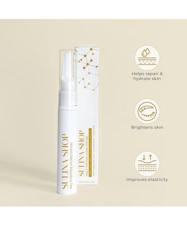 Peptide Eye Gel | Hydrating Firming & Brightening | Reduce Fine Lines | Fragrance Free (0.4 Oz - Buy Online on GoSupps.com