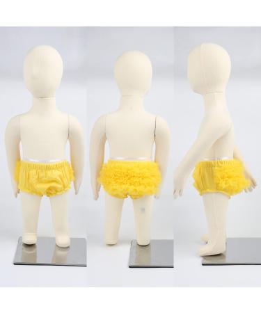 Hoolchean Baby Girls 2PCS Set Tulle Ruffle Bloomer 0-6 Months Yellow & Hot Pink - Buy Online on GoSupps.com