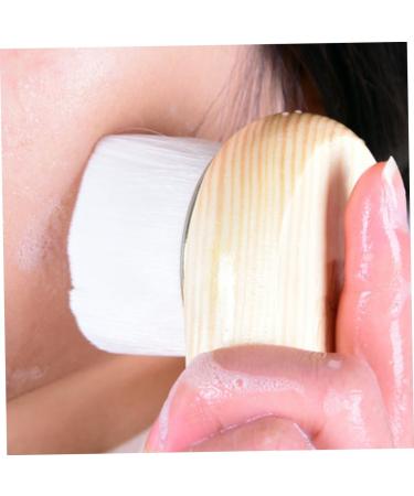 Didiseaon 1pc Skin Cleaning Scrub Brush Cleansing Brush Soft Bristle Brush Skin Cleanser Long Handle Facial Brush Cleaning Brush Facial Exfoliation Brush Wooden Beech The Face - Buy Online on GoSupps.com
