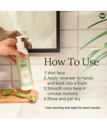Organic Jaguar Aloe Vera and Grapefruit Face Wash for Skin Care Makeup Remover Hydrating Facial Cleanser with Hyaluronic Acid Pore Cleaner Cleansing Skincare for Oily to All Skin Types 6 fl oz - Buy Online on GoSupps.com