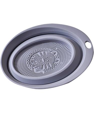 Neamou Silicone Makeup Brush Cleaning Mat Silicone Pad Scrubber | Portable Cosmetic Make Up Brush Cleaning Scrubber for Makeup Eggs Brushes Grey - Buy Online on GoSupps.com