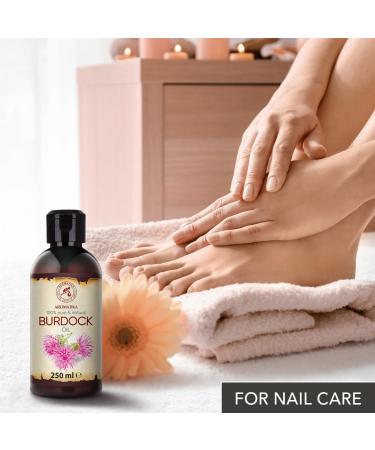 Burdock Oil 250ml - Arctium Lappa Root Extract - 100% Pure & Natural - Natural Hair Oil - Great Benefits for Skin - Hair - Face - Body Care - Glass Bottle - Oils Burdock Seed - Buy Online on GoSupps.com