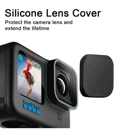 Taisioner Screen Protector for GoPro HERO 11/10/9 Black - Tempered Glass Protective Foils with Lens Cover Kit - Buy Online on GoSupps.com
