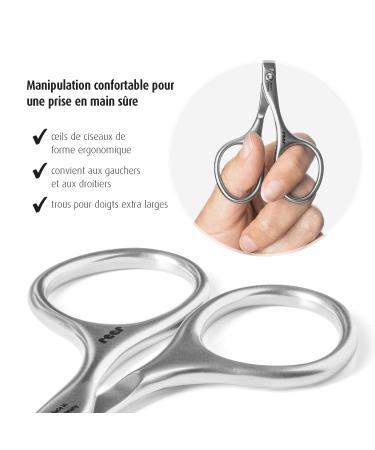 Reer Premium Care Baby Nail Scissors - Rust-Proof 85mm Safe Nail Care for Babies | International Shipping Available - Buy Online on GoSupps.com
