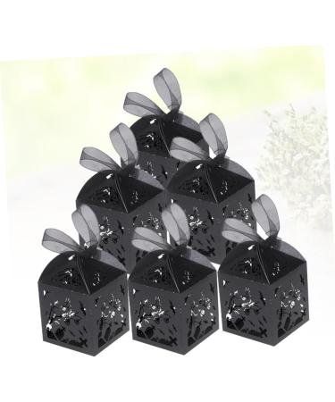 Gogogmee 50pcs box Can Style Branch Creative Black Exquisite Candy Hollow Halloween Container - Buy Online on GoSupps.com