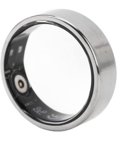 Fitness Ring Smart Health Ring Comfortable Wearing Body Temperature Monitoring Oxidation Resistance Daytime Step Counting Silver Color for Sports or Fitness (17) Size 21 Applicable Finger Circumference: Approx. Size 21 Applicable Finger Circumference: App - Buy Online on GoSupps.com