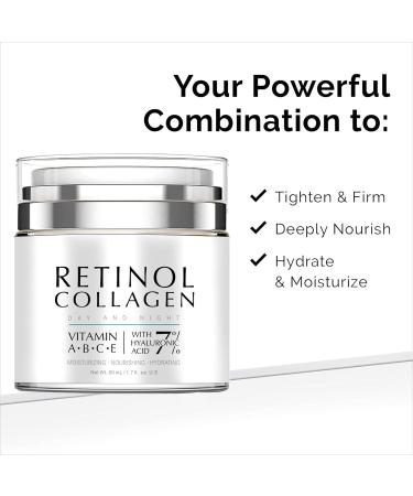 Generisch Anti Wrinkle Cream Retinol Collagen Skin Firming Anti Aging Cream for Men Women Moisturizing Face Cream 50g (1) - Buy Online on GoSupps.com
