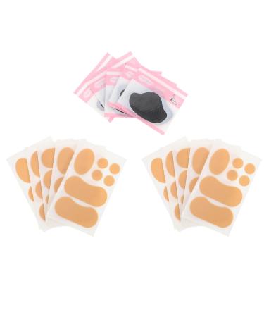 FRCOLOR 15pcs Anti-wear Stickers Cushion Feet Protector Protective Foot Pad Invisible Sticker Rear Sticker Anti-Abrasion Paster Insoles Toe Protector Grips Assorted Color 13X6.5X0.3CM