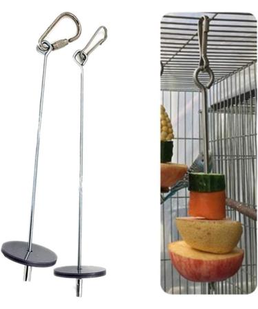 Bigsweety Birds Food Holder for Parrots - Stainless Steel Fruit Spear Stick & Meat Skewer - International Shipping Available - Buy Online on GoSupps.com