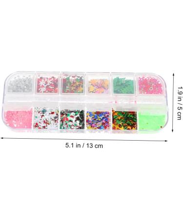 Shop Healeved Nail Art Sequins - 3 Boxes of Charms & Decals for DIY Nail Designs | International Shipping Available - Buy Online on GoSupps.com