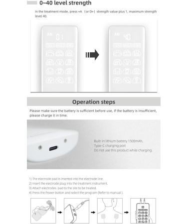 Famidoc TENS EMS Muscle Stimulator - 4 Channels 36 Modes 40 Levels for Pain Relief Therapy - Shoulder Back Neck Arms Legs - Fdes113 - Buy Online on GoSupps.com