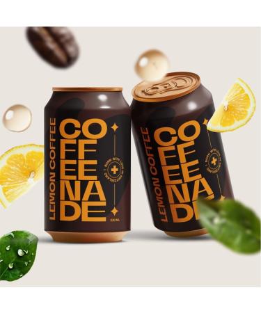 Coffeenade - (12 x 330ml) - COFFEENADE Citrus - Sparkling Coffee Lemonade - Buy Online on GoSupps.com