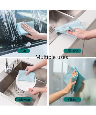 liucocotos Probablei Streak-Free Miracle Cleaning Cloths - Reusable Probable Cleaning Cloth Fish-Scale Streak Free Glass Cleaning Cloth for Windows Kitchen Cleaning (3PCS 15.7 * 15.7in) 3pcs 15.7*15.7in - Buy Online on GoSupps.com