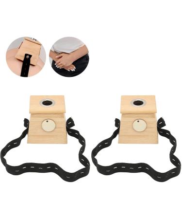 Moxibustion Box - Single Hole Bamboo Moxa Roller & Acupuncture Tool | 2pcs International Shipping - Buy Online on GoSupps.com